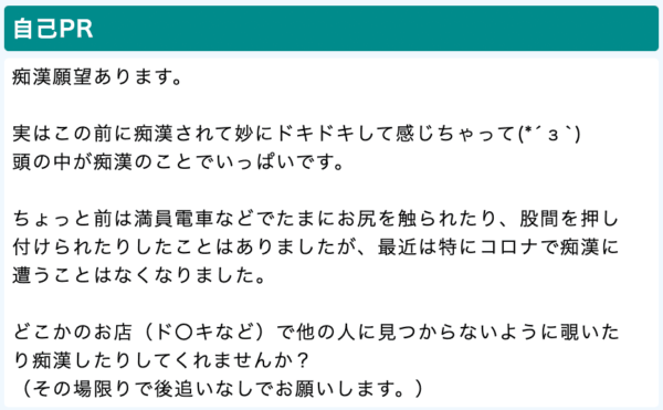 自己PRがエロい人2